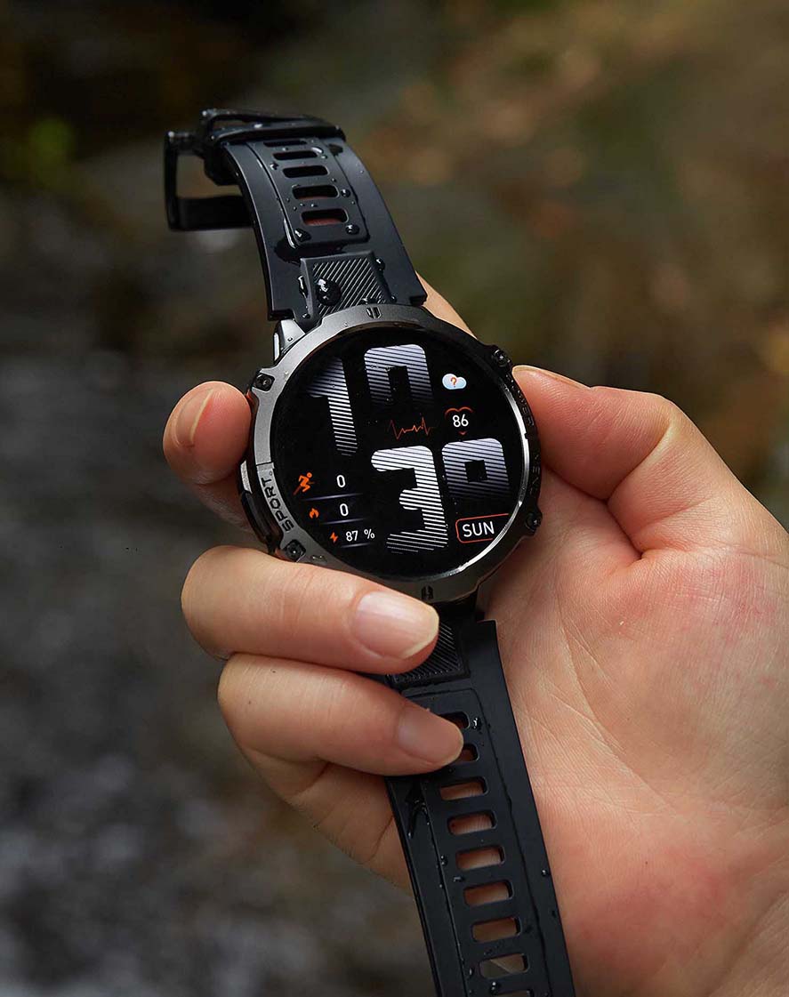 Rugged Smartwatch 1.73'' Large Screen Long Standby Outdoor Waterproof  | ZenoApex