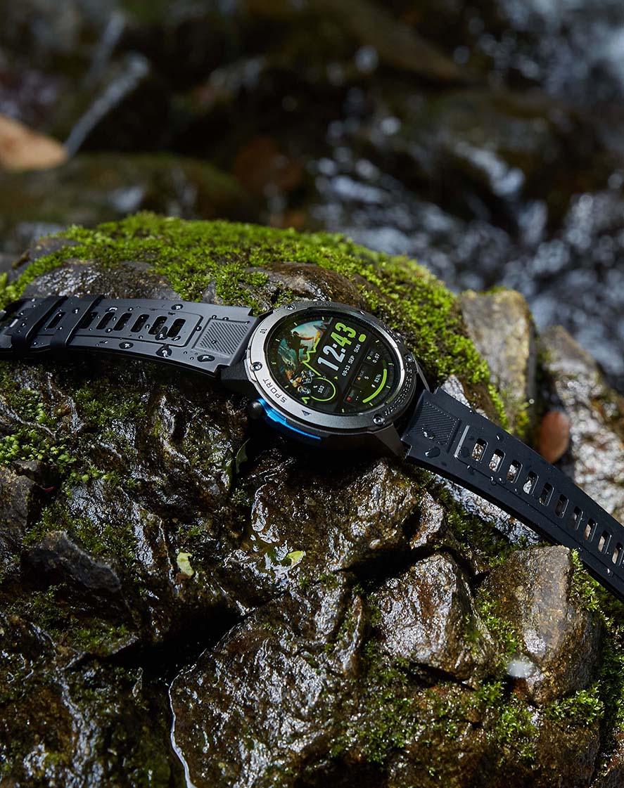 GPS Waterproof Smartwatch 5ATM Swim-Proof Outdoor Sport | ZenoApex