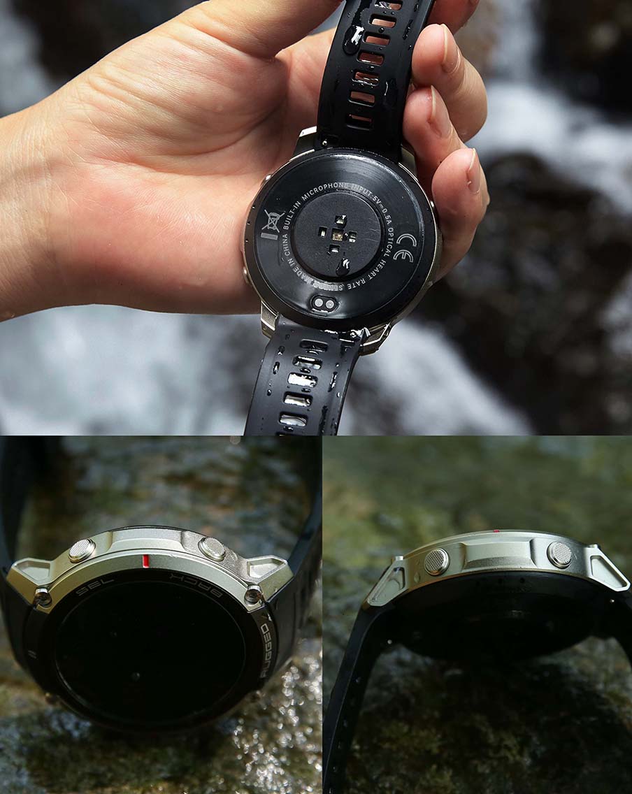 Offline Map  5ATM  Waterproof Smartwatch GPS Swim-Proof  | ZenoApex
