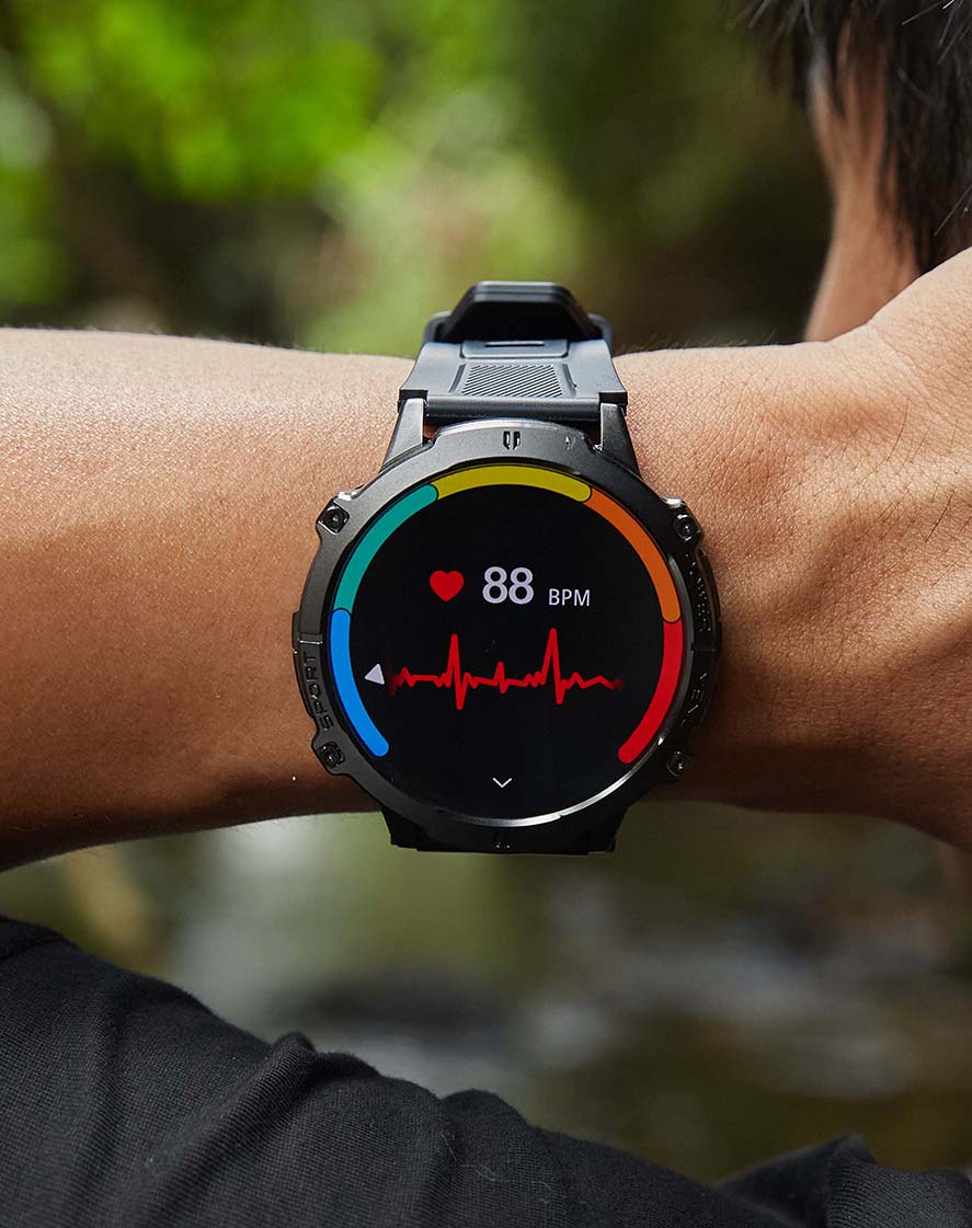 Rugged Smartwatch 1.73'' Large Screen Long Standby Outdoor Waterproof  | ZenoApex