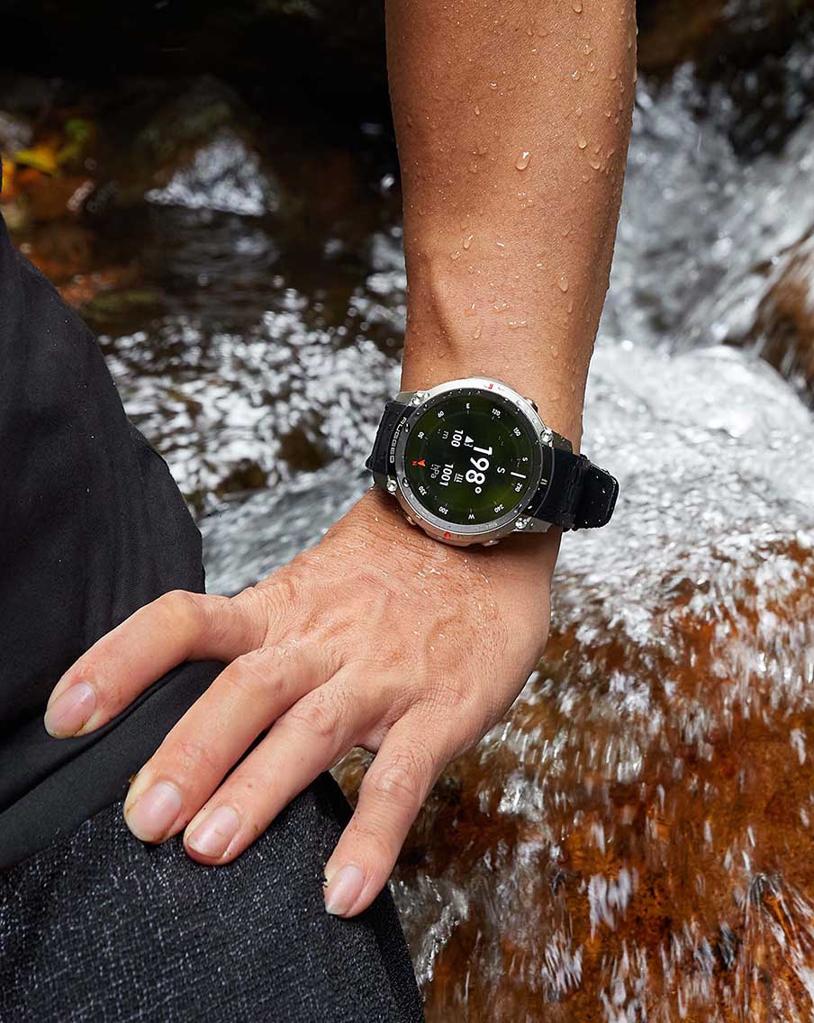 Offline Map  5ATM  Waterproof Smartwatch GPS Swim-Proof  | ZenoApex